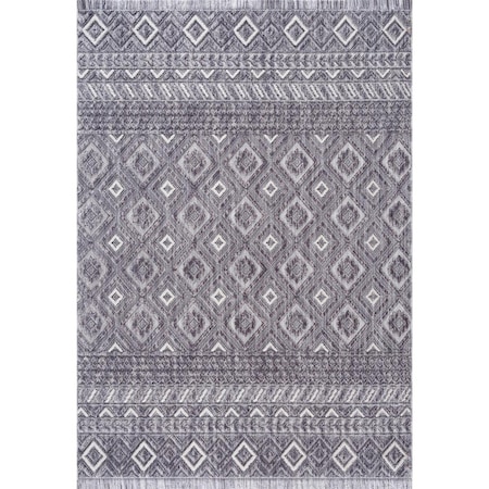 Rlm Distribution 1 ft. 10 in. x 3 ft. Chelsea Clarissa Rectangle Accent Rug, Smoke HO3657927
